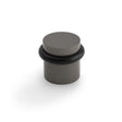 High quality image of Valli 38 x 35mm - Floor Mounted Plain Doorstop - Concealed Fix - Anthracite| Sku. K1300ANT |Trade Door Handles.