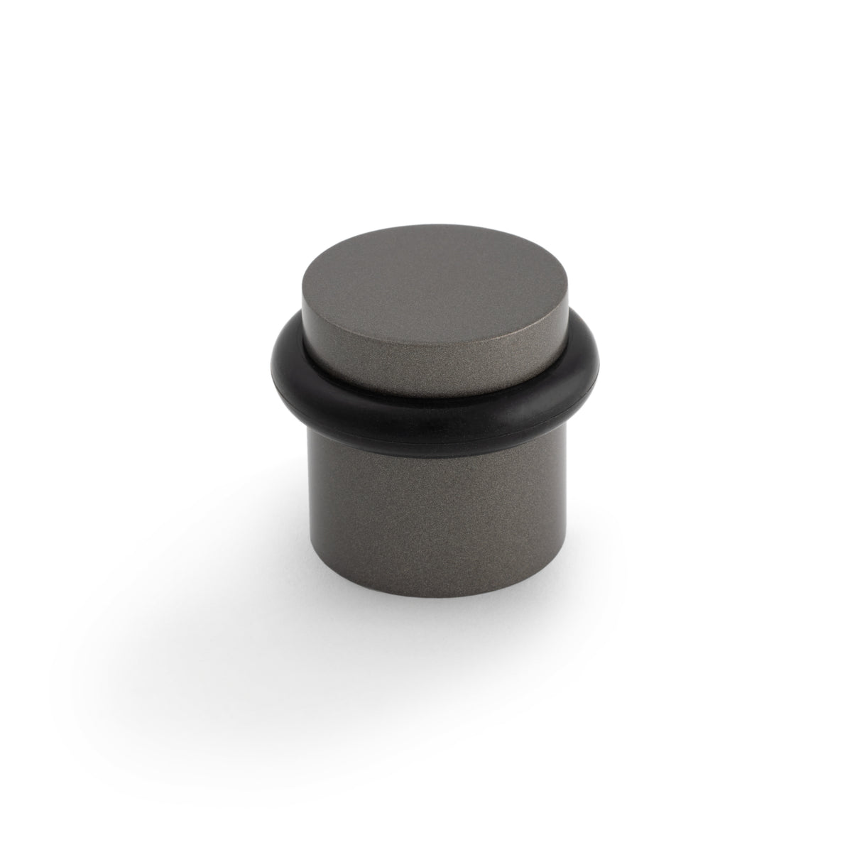 High quality image of Valli 38 x 35mm - Floor Mounted Plain Doorstop - Concealed Fix - Anthracite| Sku. K1300ANT |Trade Door Handles.