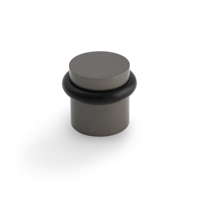 High quality image of Valli 38 x 35mm - Floor Mounted Plain Doorstop - Concealed Fix - Anthracite| Sku. K1300ANT |Trade Door Handles.