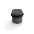 High quality image of Valli 38 x 35mm - Floor Mounted Knurled Doorstop - Concealed Fix - Anthracite| Sku. K1301ANT |Trade Door Handles.