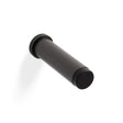 High quality image of Valli 76 x 20mm - Wall Mounted Plain Doorstop on Rose - Concealed Fix - Dark Bronze PVD| Sku. K1400EDPVD |Trade Door Handles.