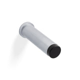 High quality image of Valli 76 x 20mm - Wall Mounted Knurled Doorstop on Rose - Concealed Fix - Polished Chrome PVD| Sku. K1401PCPVD |Trade Door Handles.