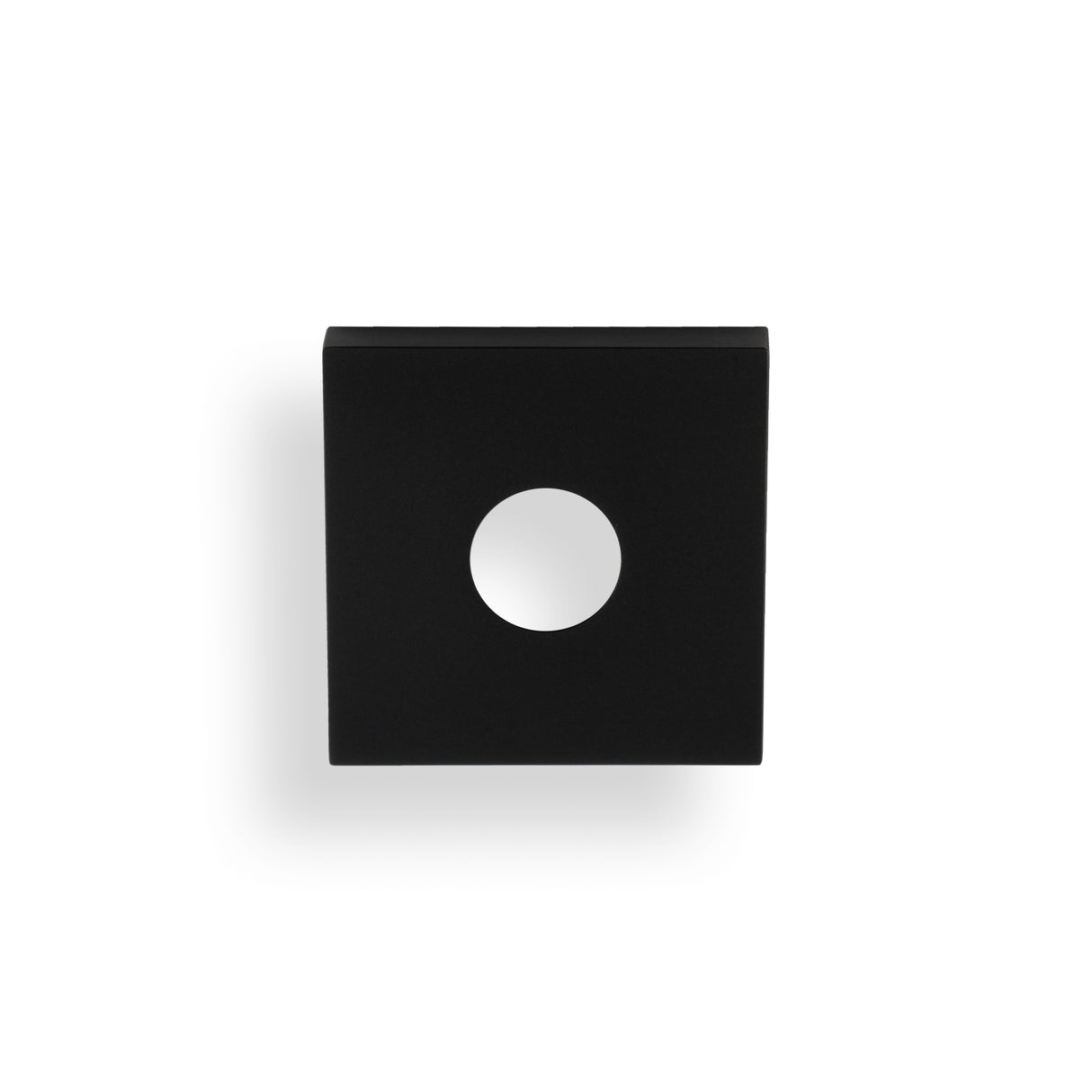 High quality image of Valli Square Rosette Cover Pack - Matt Black PVD| Sku. KSQ-MBPVD |Trade Door Handles.