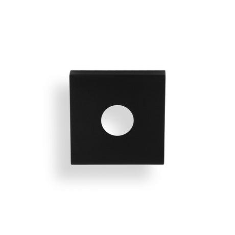 High quality image of Valli Square Rosette Cover Pack - Matt Black PVD| Sku. KSQ-MBPVD |Trade Door Handles.