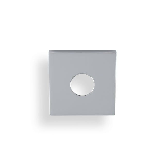 High quality image of Valli Square Rosette Cover Pack - Polished Chrome PVD| Sku. KSQ-PCPVD |Trade Door Handles.