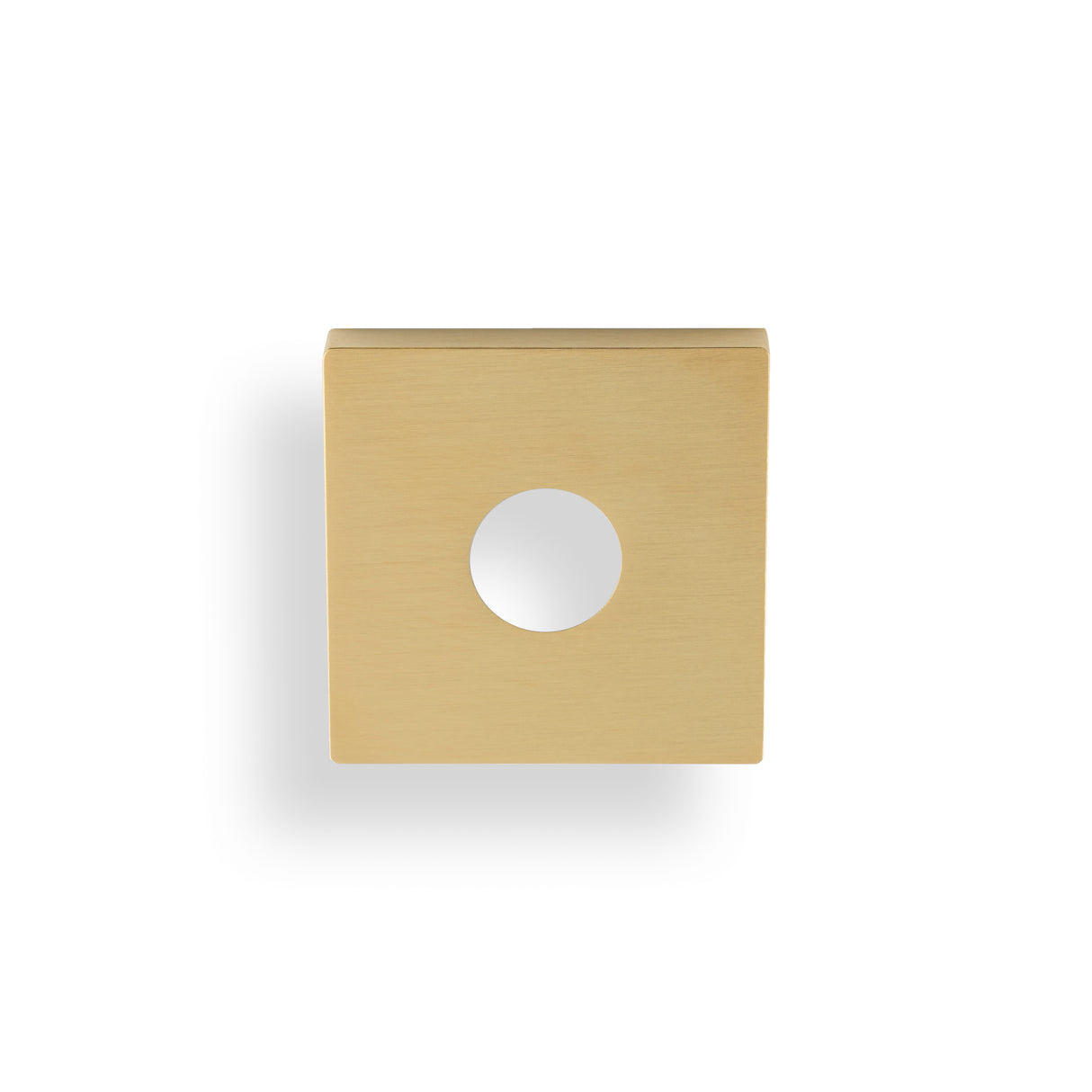 High quality image of Valli Square Rosette Cover Pack - Satin Brass PVD| Sku. KSQ-SBPVD |Trade Door Handles.
