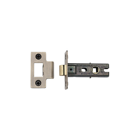 High quality image of the Heritage Brass CE Tubular Latch 2 1/2" Antique Brass Finish | Sku. lal0081-at | Discounted prices available from Trade Door Handles