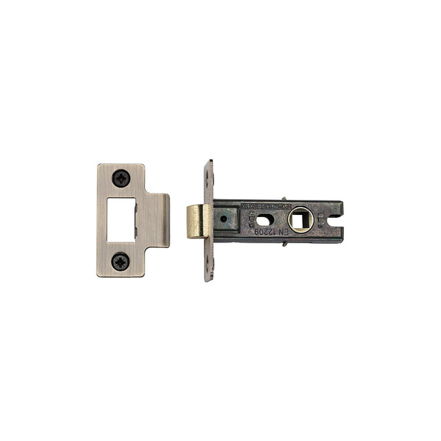High quality image of the Heritage Brass CE Tubular Latch 2 1/2" Antique Brass Finish | Sku. lal0081-at | Discounted prices available from Trade Door Handles