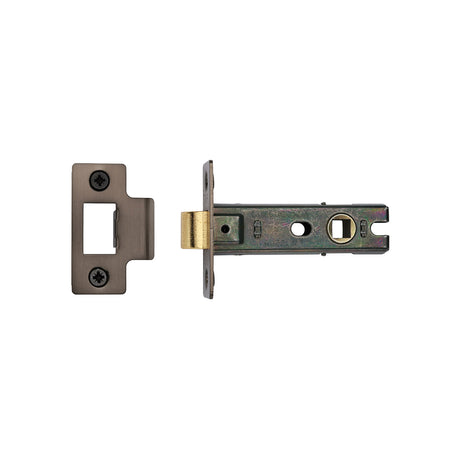 High quality image of the CE Tubular Latch 3" Matt Bronze Finish | Sku. lal0082-mb | Discounted prices available from Trade Door Handles