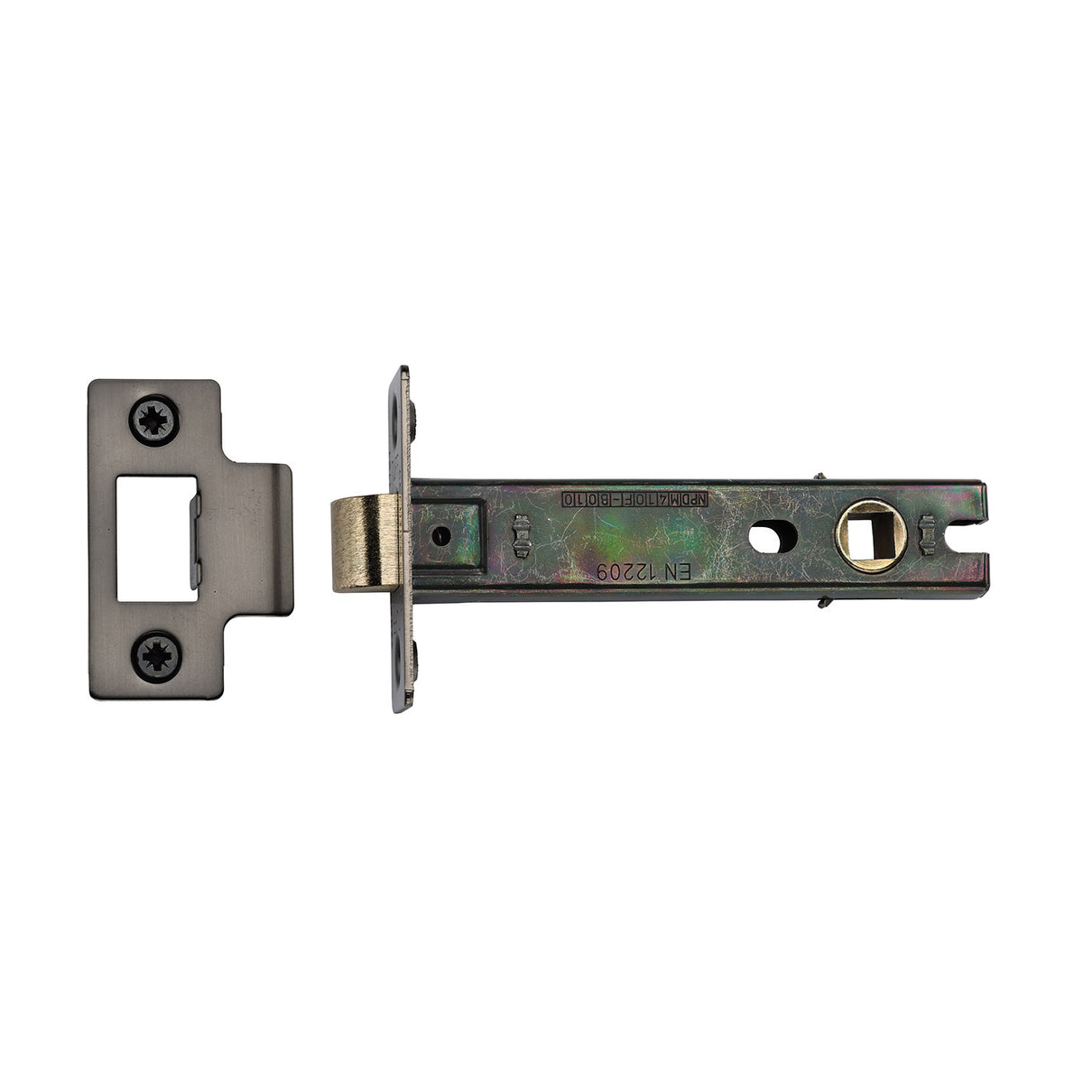 High quality image of the CE Tubular Latch 4" Matt Bronze Finish | Sku. lal0083-mb | Discounted prices available from Trade Door Handles