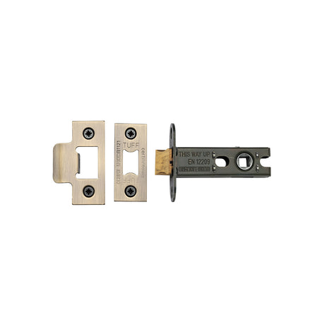 High quality image of the CE Heavy Duty Tubular Latch 3" Antique Finish | Sku. lal0137-at | Discounted prices available from Trade Door Handles