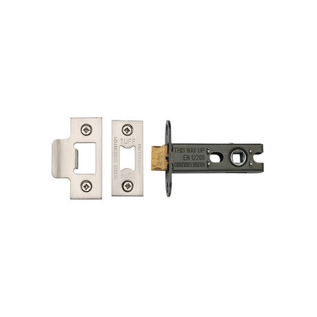 High quality image of the CE Heavy Duty Tubular Latch 3 Satin Chrome/Nickel Finish
 | Sku. lal0137-sn-sc | Discounted prices available from Trade Door Handles