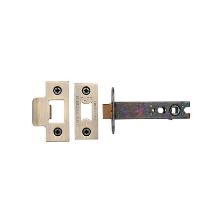 High quality image of the CE Heavy Duty Tubular Latch 4" Antique Finish | Sku. lal0138-at | Discounted prices available from Trade Door Handles