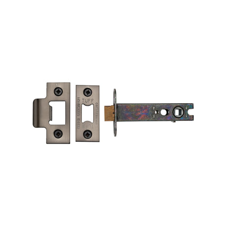 High quality image of the CE Heavy Duty Tubular Latch 4" Matt Bronze Finish | Sku. lal0138-mb | Discounted prices available from Trade Door Handles