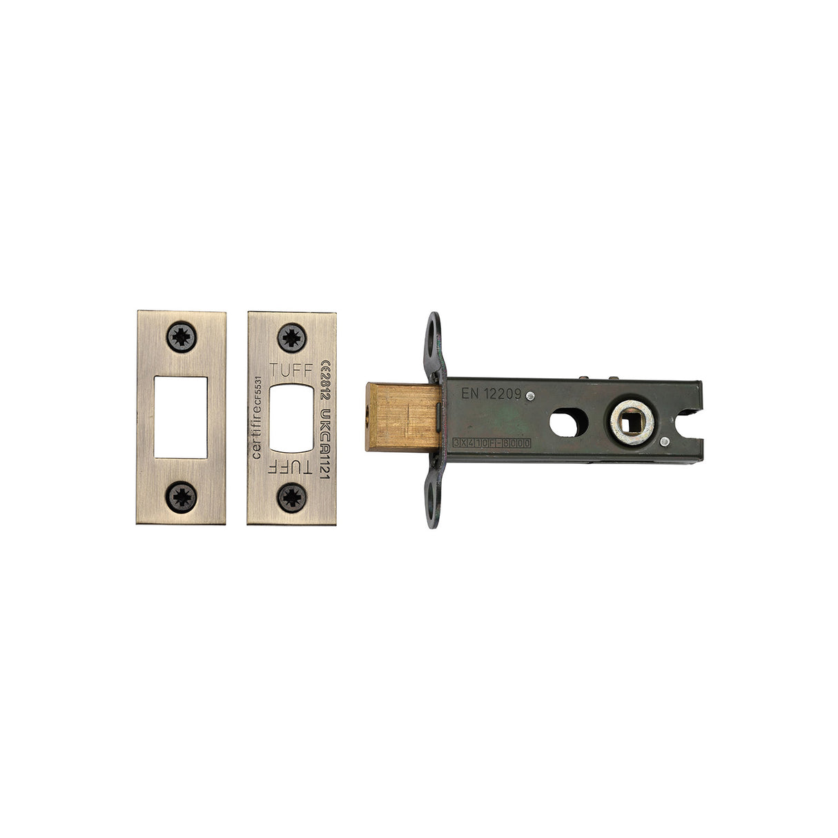 High quality image of the CE Tubular Deadbolt 3" Antique Finish | Sku. lal0276-at | Discounted prices available from Trade Door Handles