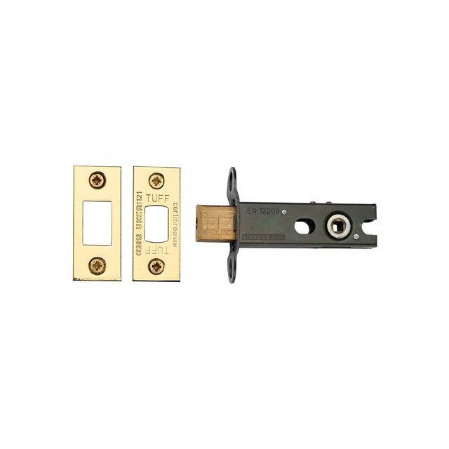 High quality image of the CE Tubular Deadbolt 3" Pol.Brass Finsh | Sku. lal0276-pb | Discounted prices available from Trade Door Handles