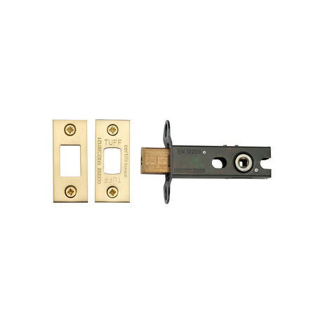 High quality image of the CE Tubular Deadbolt 3" Satin Brass Finish | Sku. lal0276-sb | Discounted prices available from Trade Door Handles