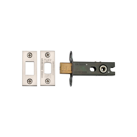 High quality image of the CE Tubular Deadbolt 3" Nickel Finish/Satin Chrome | Sku. lal0276-sn-sc | Discounted prices available from Trade Door Handles