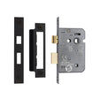 High quality image of the CE 3 Lever Bathroom Lock 2 1/2" Matt Black Finish | Sku. lal1422-blk | Discounted prices available from Trade Door Handles