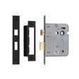 High quality image of the CE 3 Lever Bathroom Lock 3" Matt Black Finish | Sku. lal1423-blk | Discounted prices available from Trade Door Handles