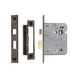 High quality image of the CE 3 Lever Bathroom Lock 3" Matt Bronze Finish | Sku. lal1423-mb | Discounted prices available from Trade Door Handles