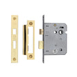 High quality image of the CE 3 Lever Bathroom Lock 3" Polished Brass Finish | Sku. lal1423-pb | Discounted prices available from Trade Door Handles