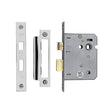 High quality image of the CE 3 Lever Bathroom Lock 3" Polished Chrome/Nickel Finish | Sku. lal1423-pc-pn | Discounted prices available from Trade Door Handles
