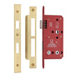 High quality image of the CE Bathroom Lock (78mm Centre) Satin Brass Finish | Sku. lal1625-sb | Discounted prices available from Trade Door Handles