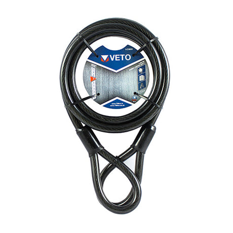 This is an image of Timco - Looped Security Cable 15mm x 3m (1 Each Backing Card) LC3000