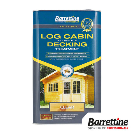 This is an image of Timco - Log Cabin & Decking Treatment 5L LCDT005