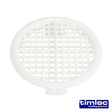 This is an image of Timco - Timloc Push-in Soffit Vent - White - 1140 70mm (10 Pieces Bag) LOC1140