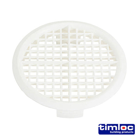 This is an image of Timco - Timloc Push-in Soffit Vent - White - 1140 70mm (10 Pieces Bag) LOC1140