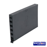 This is an image of Timco - Timloc Cavity Wall Weep Vent - Blue / Black - 1143BB 65 x 10 x 100mm (50 Pieces Box) LOC1143BB