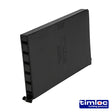This is an image of Timco - Timloc Cavity Wall Weep Vent - Black - 1143BL 65 x 10 x 100mm (50 Pieces Box) LOC1143BL