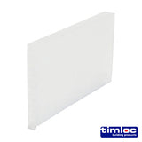 This is an image of Timco - Timloc Cavity Wall Weep Vent - Clear - 1143CL 65 x 10 x 100mm (50 Pieces Box) LOC1143CL