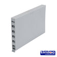 This is an image of Timco - Timloc Cavity Wall Weep Vent - Grey - 1143GR 65 x 10 x 100mm (50 Pieces Box) LOC1143GR