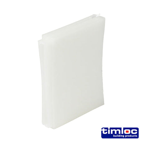 This is an image of Timco - Timloc Cavity Wall Weep Extension - Clear - 1144 50mm (50 Pieces Box) LOC1144