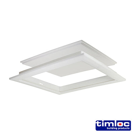 This is an image of Timco - Timloc Loft Access Door - Drop-in - White - 1168 562 x 665mm (1 Each Box) LOC1168