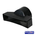 This is an image of Timco - Timloc Underfloor Vent - Duct Adaptor - 1205 To suit 110mm (1 Each Unit) LOC1205