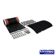 This is an image of Timco - Timloc Roll Out Dry Fix Ridge Kit - Black - 54700 6m (1 Each Box) LOC54700