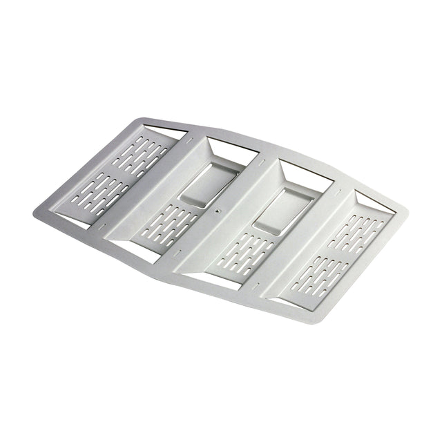 This is an image of Timco - Timloc Lap Vent - White - 5560 280 x 205mm (10 Pieces Bag) LOC5560