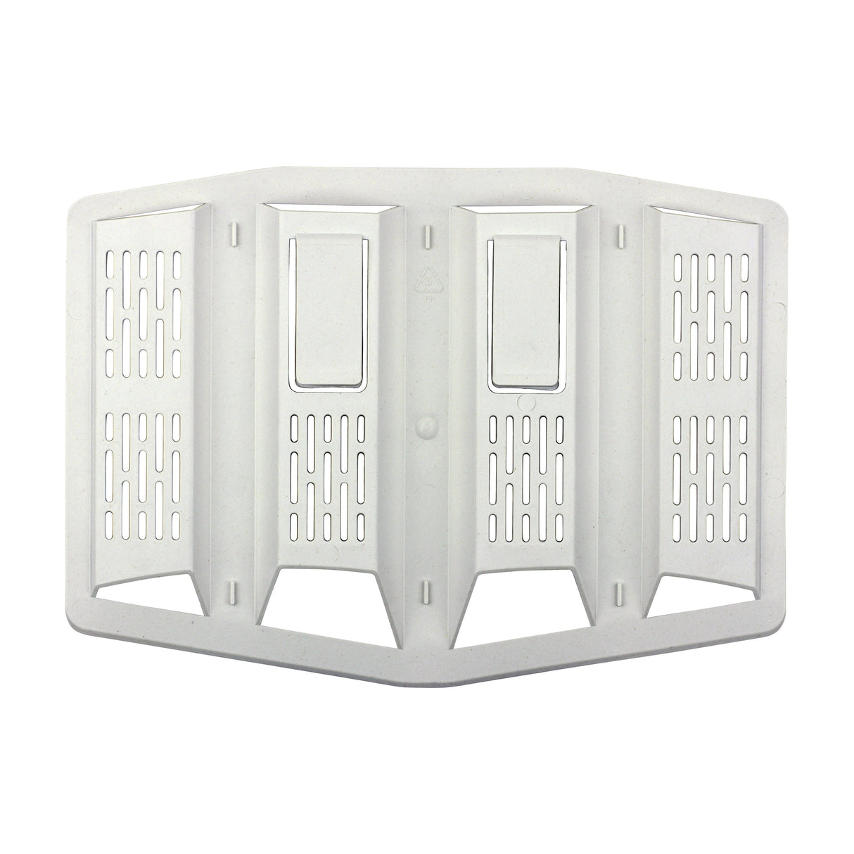 This is an image of Timco - Timloc Lap Vent - White - 5560 280 x 205mm (10 Pieces Bag) LOC5560