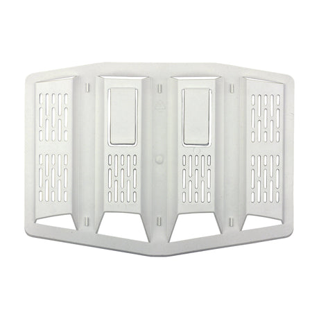 This is an image of Timco - Timloc Lap Vent - White - 5560 280 x 205mm (10 Pieces Bag) LOC5560