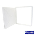 This is an image of Timco - Timloc Access Panel - Plastic - White - AP450 470 x 470mm (1 Each Bag) LOCAP450