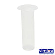 This is an image of Timco - Timloc Cavity Wall Drill Vent - Natural - DV1 80mm (50 Pieces Box) LOCDV1
