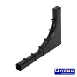 This is an image of Timco - Timloc Invisiweep Wall Weep - Black - IW50BL 65 x 10 x 102mm (50 Pieces Box) LOCIW50BL