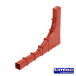 This is an image of Timco - Timloc Invisiweep Wall Weep - Terracotta - IW50TE 65 x 10 x 102mm (50 Pieces Box) LOCIW50TE