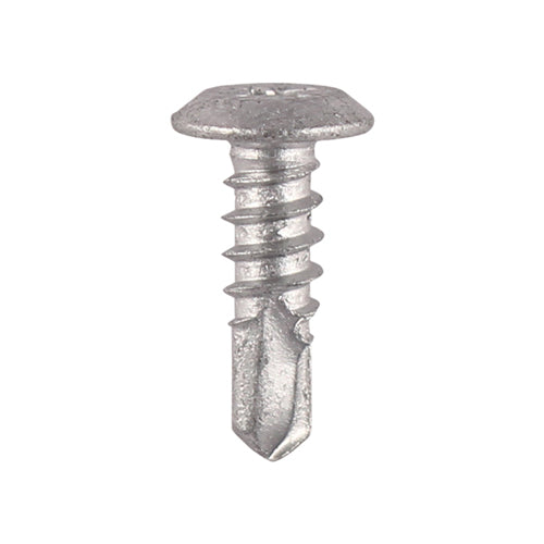 This is an image of Timco - Metal Construction Sheet & Framing Screws - PH - Low Profile Pan - Exterior - Silver Organic 4.8 x 16mm - (500 PCS Box) LPP16