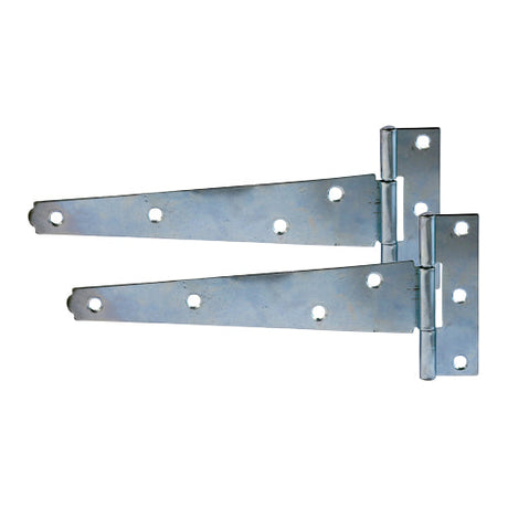 This is an image of Timco - Pair of Light Tee Hinges - Zinc 6" (1 Pairs Plain Bag) LTH6ZB