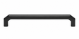 M.Marcus Cabinet Pull Angular Design 192mm CTC Matt Black Rustic Iron